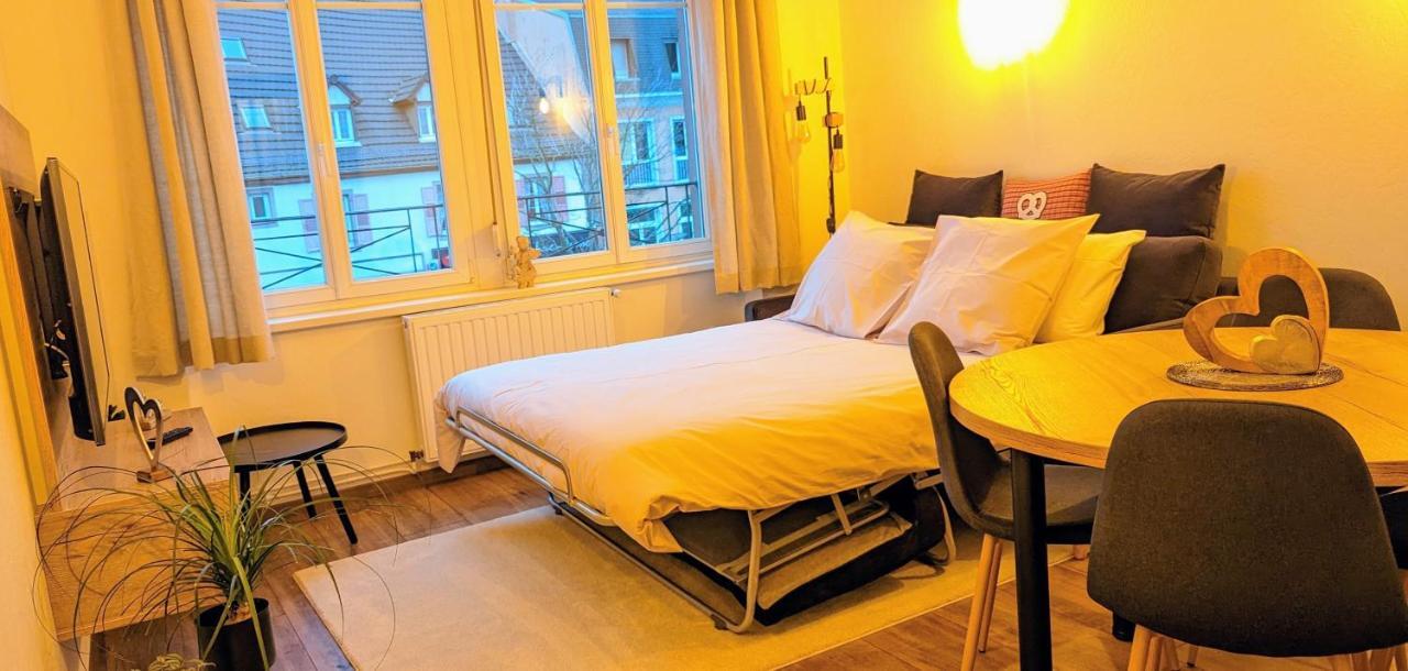 Appartement Chez Mar'Tine นีเดอร์บรอนน์-เลส์-แบ็งส์ ภายนอก รูปภาพ